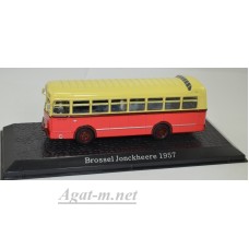 7163113-АТЛ Автобус BROSSEL Jonckheere 1957 Yellow/Red